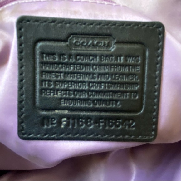 Coach Signature C Gray Black Medium Jacquard Tote Shoulder HandBag Satchel - Picture 4 of 15